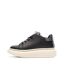 Baskets noires femme chattawak hawai-1