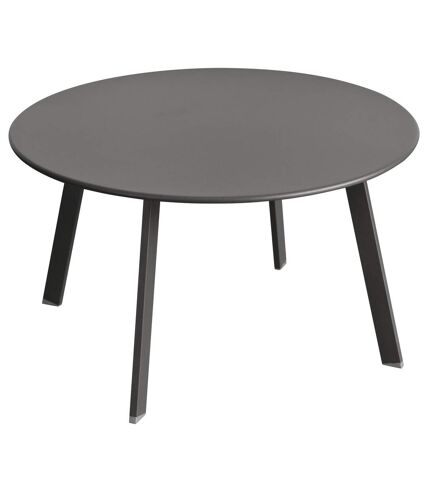 Table d'appoint de jardin Saona - Diam. 70 cm - Gris graphite