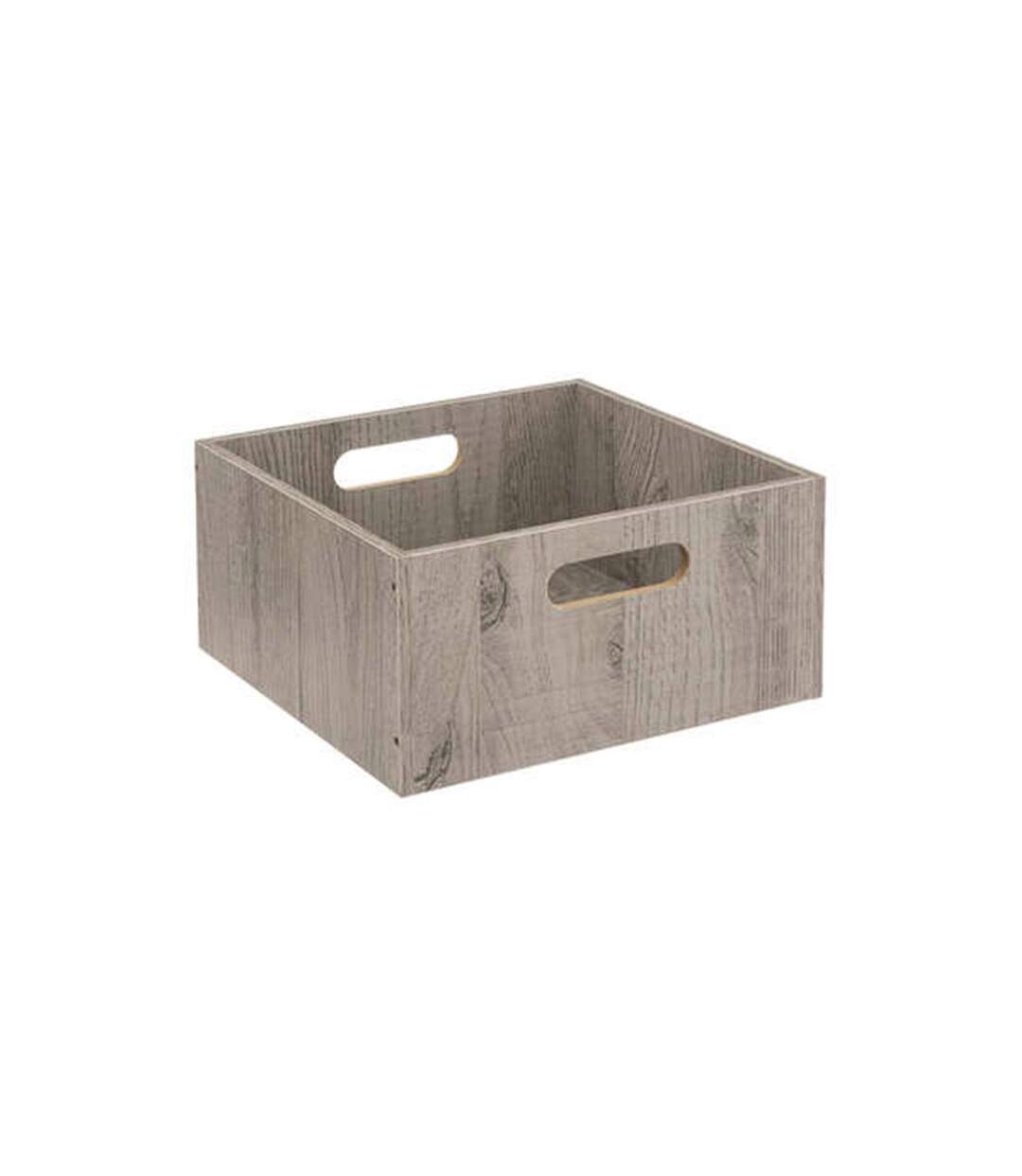 Boîte de Rangement en Bois Mix n'Modul 15x31cm Gris-1