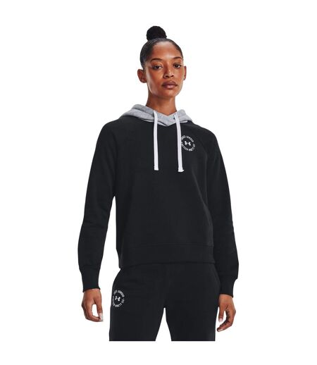 Sweat À Capuche Rival Femme Noir Under Armour