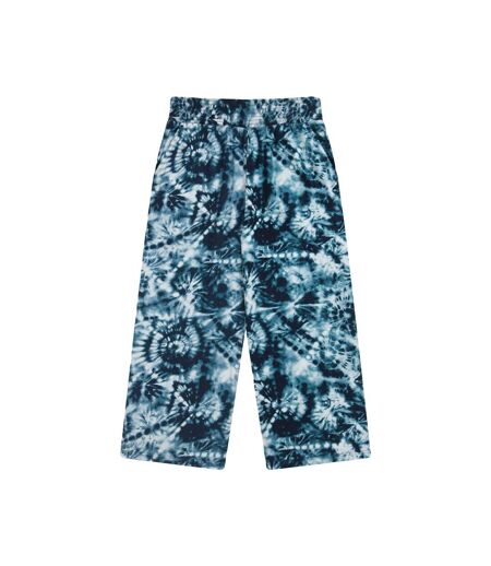 Animal Womens/Ladies Tassia Recycled Tie Dye Cropped Trousers (Blue) - UTMW2926