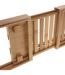Pont de baignoire design Bamboo - L. 70/105 cm - Marron-3