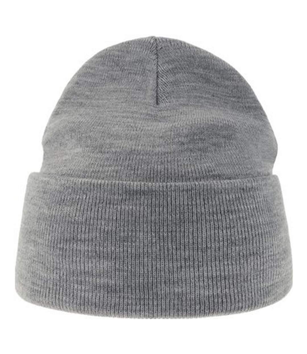 Unisex adult pure recycled beanie light grey Atlantis-1