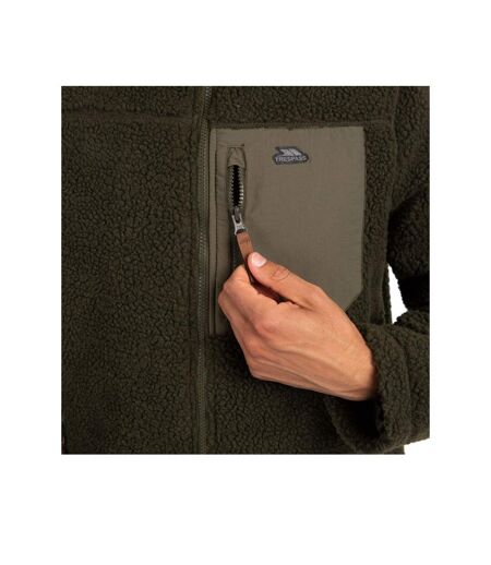 Mens Buck Fleece Jacket Ivy Trespass