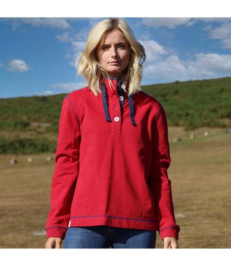 Haut Polaire Femme Rouge Lazy Jacks