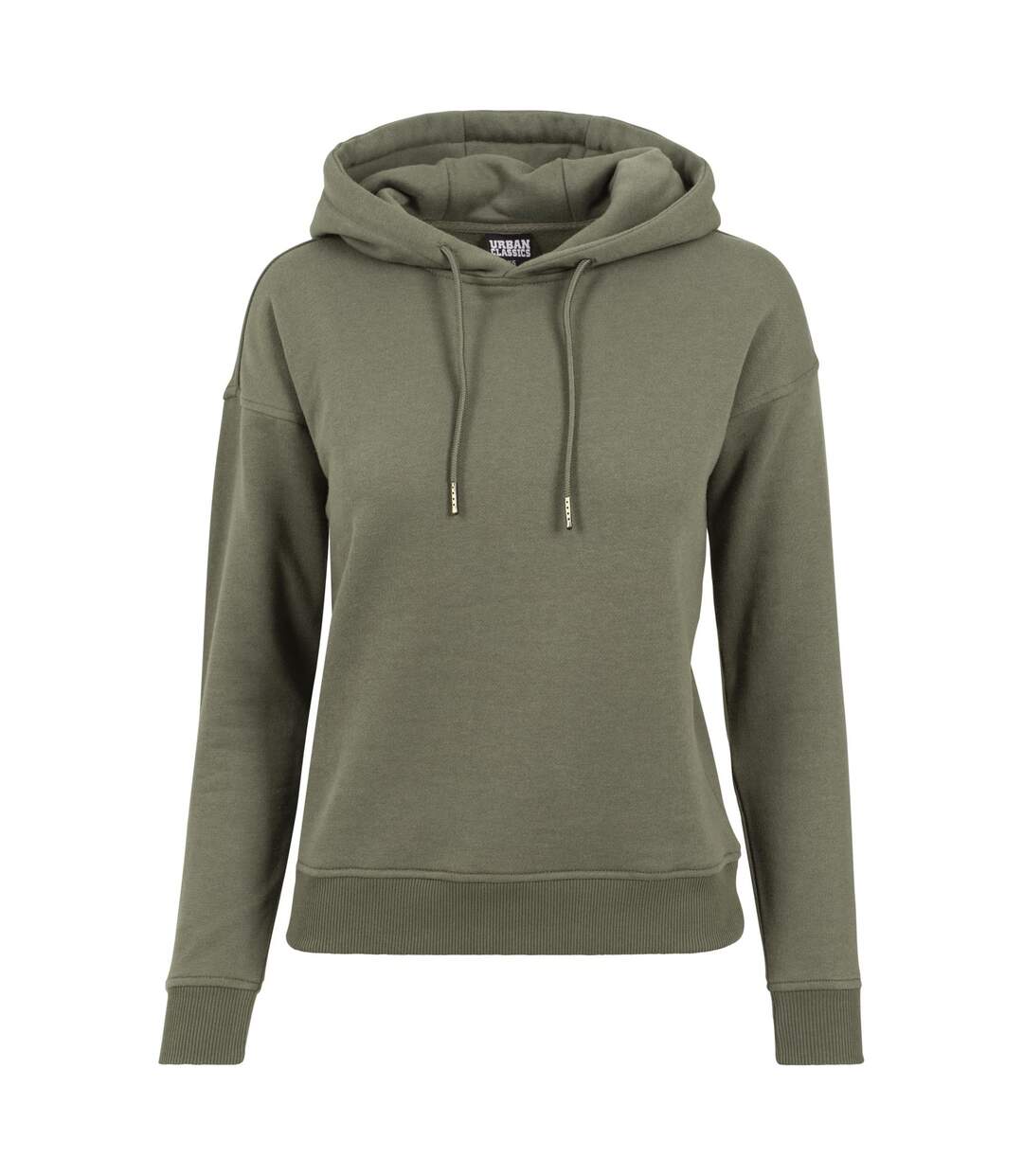 Sweat À Capuche Femme Olive Urban Classics-1