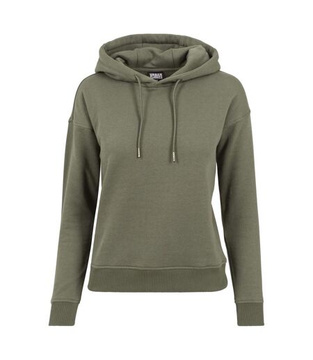 Sweat À Capuche Femme Olive Urban Classics
