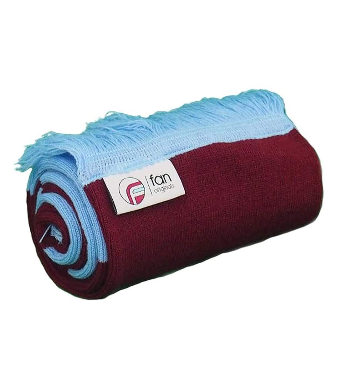 Ensemble Bonnet Et Écharpe Motif/style Rétro Manchester Adulte Taille Unique Bleu Fan Originals-4