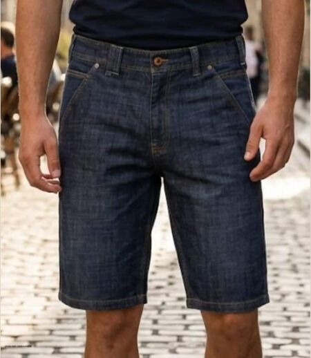 Bermuda en jean CHALLENGER IBIS1 : le short denim extensible au confort absolu