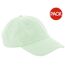 Beechfield Unisex Low Profile 6 Panel Dad Cap (Pack of 2) (Pastel Mint) - UTBC4222-1
