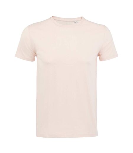 SOLS Mens Milo Organic T-Shirt (Creamy Pink)