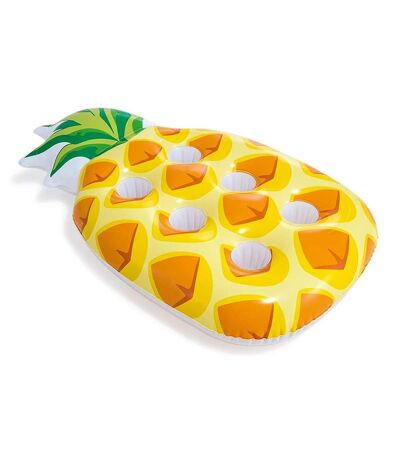 Porte Verre Gonflable Ananas 97cm Jaune