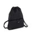 Sac à cordon athleisure taille unique noir Bagbase-1