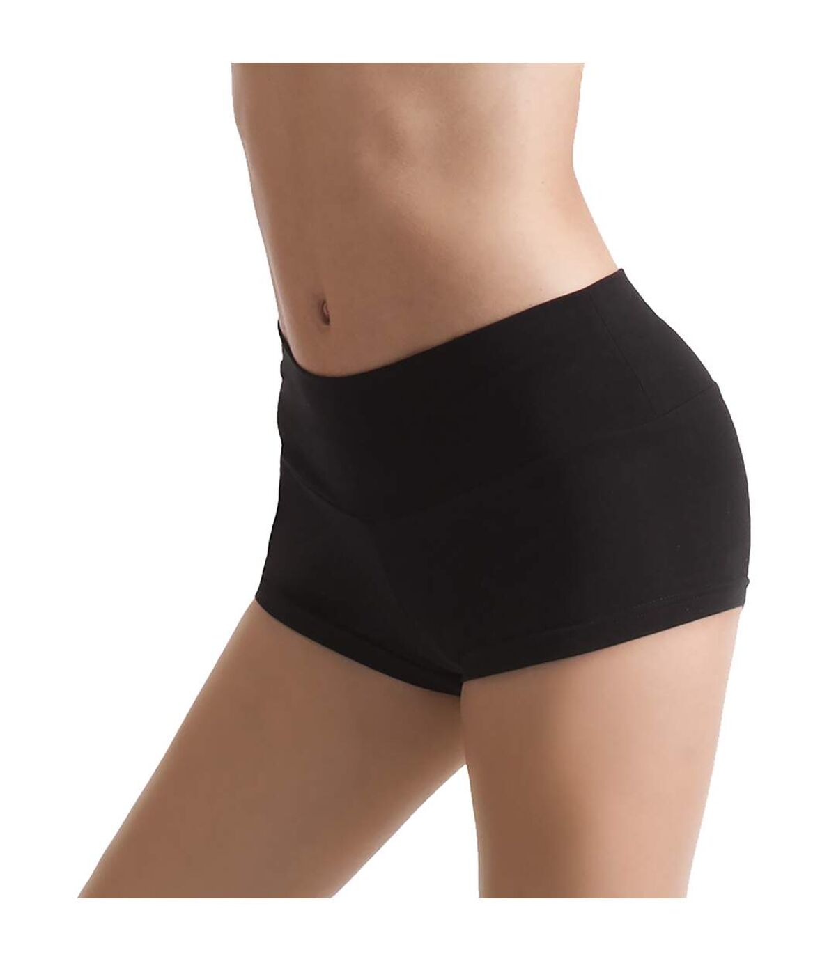 Silky Womens/Ladies Cotton Dance Shorts (Black)
