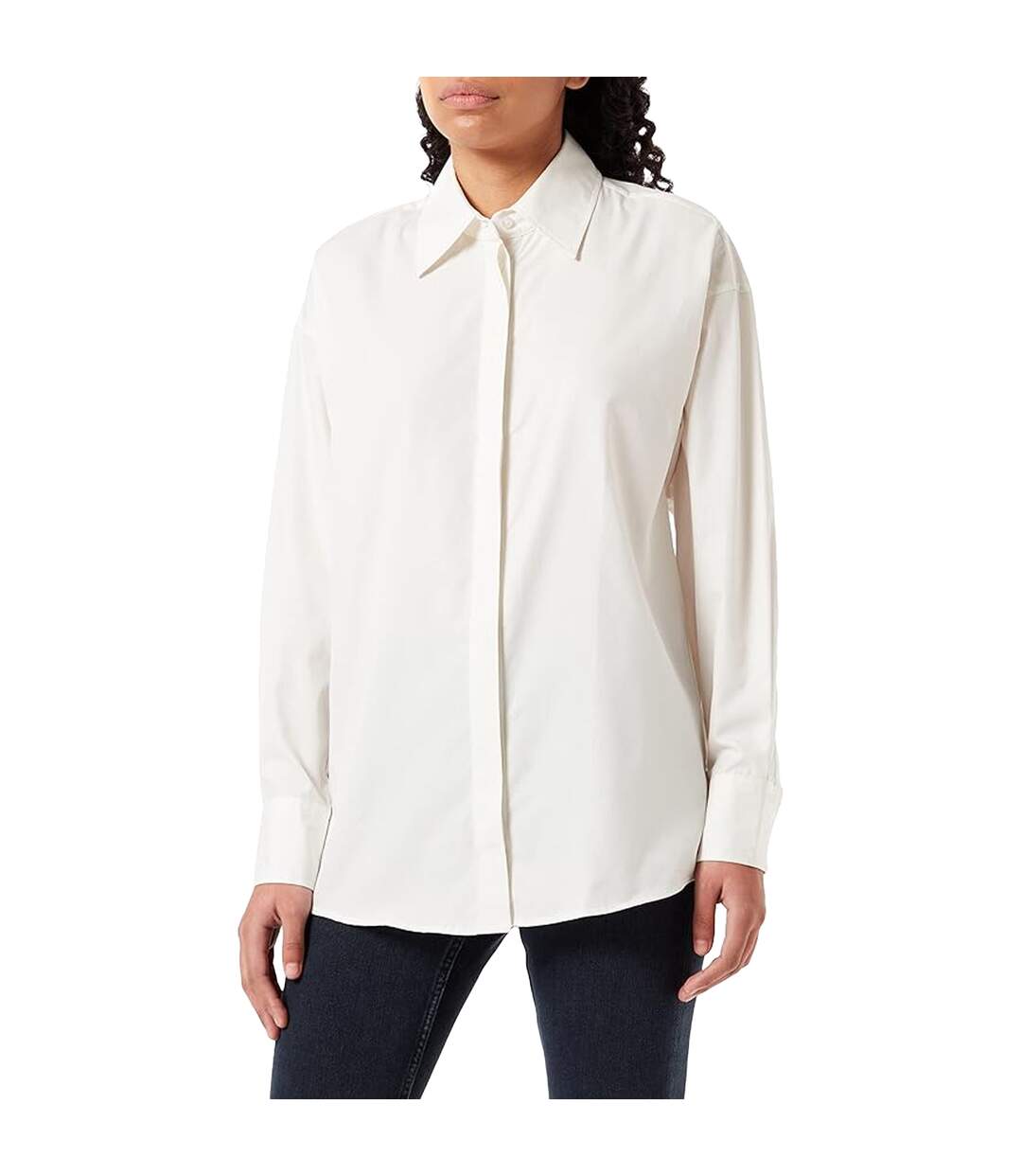 Womens/ladies Evilysa Shirt Natural Hugo-1