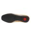 Womens/ladies Delicato Leather Ballerina Flats Old Gold FitFlop-3