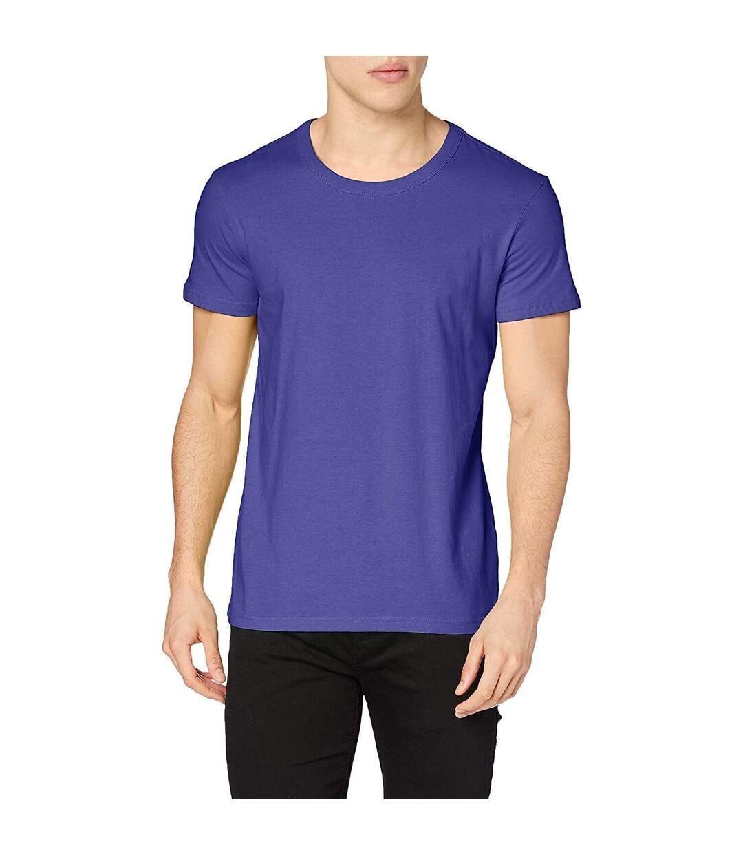 T-shirt col rond stars ben homme violet Stedman