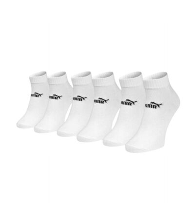 3x paires de chaussettes blanches homme puma elements - 35/38
