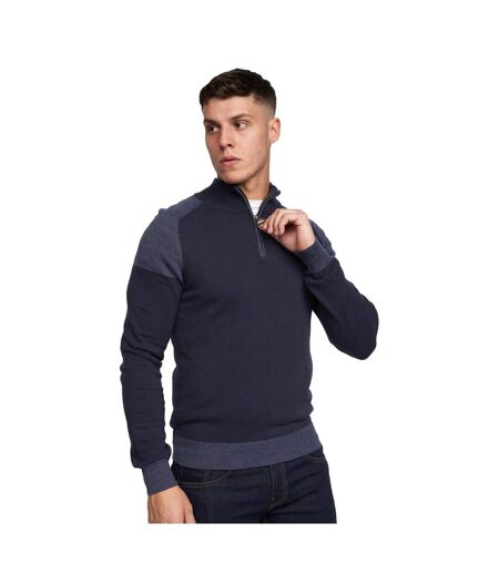 Duck and Cover Mens Deltas Knitted Sweater (Navy)