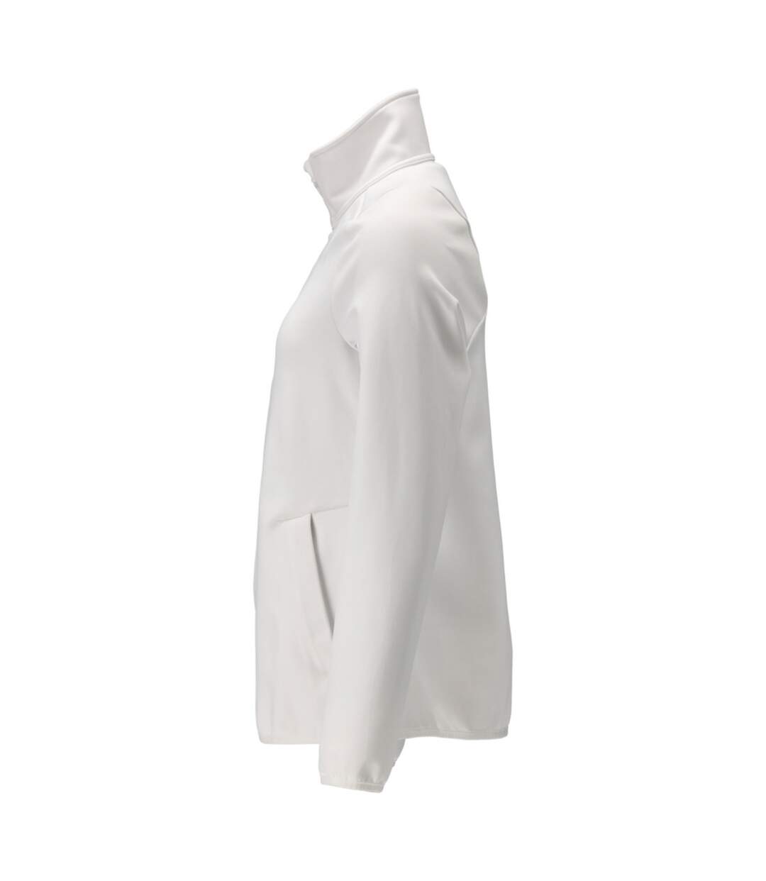 Womens/ladies Customised Fleece Jacket White Mascot-3