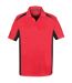 Stormtech Mens Two Tone Short Sleeve Lightweight Polo Shirt (Red/Black)
