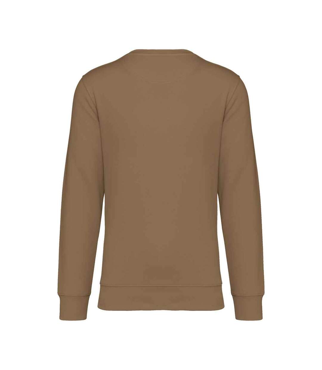 Unisex adult crew neck sweatshirt dark camel Native Spirit-2