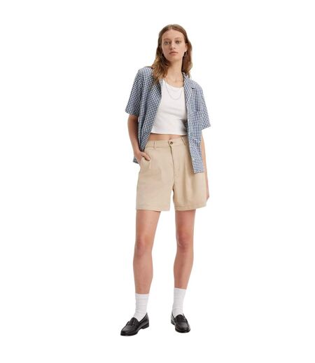 Short Femme Beige Foncé Levis