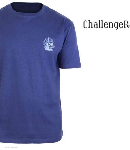 Tee-shirt A2121B Challenger – Le haut à manches courtes en coton jersey bleu marine pour homme