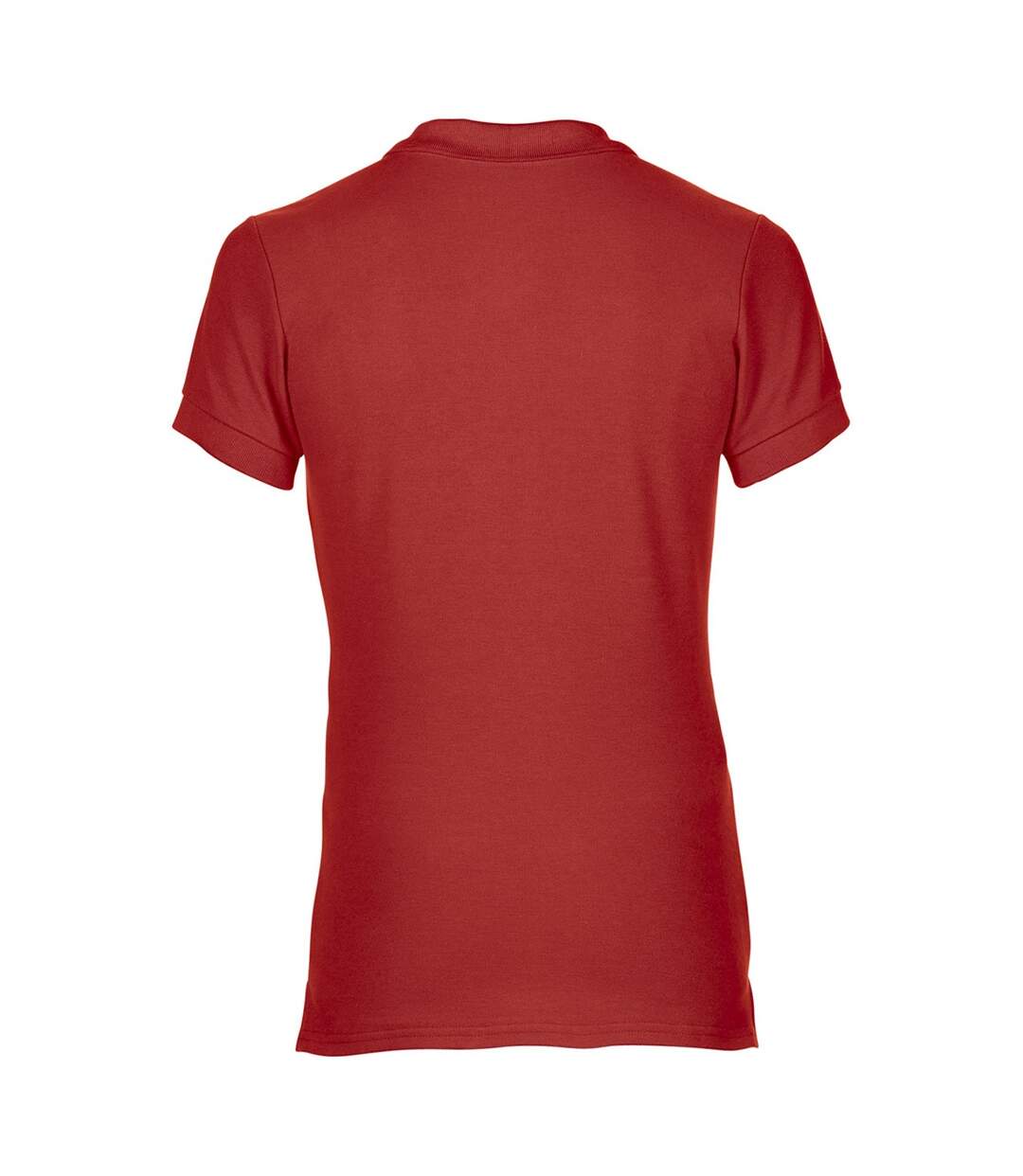 Polo sport 100% coton femme rouge Gildan-2