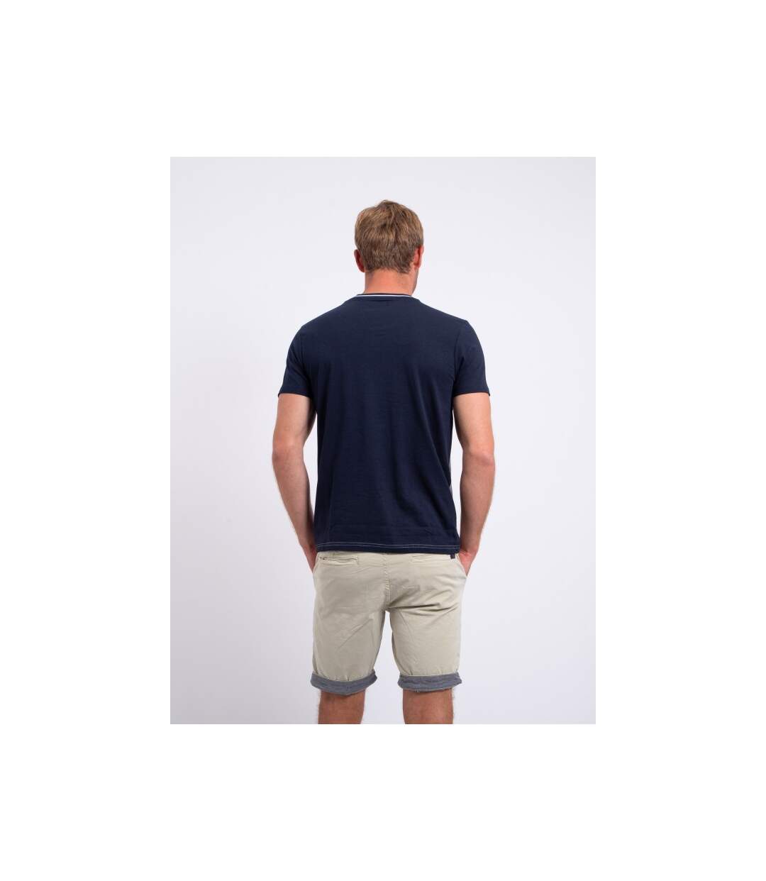 T-shirt col rond pur coton NABELO-2