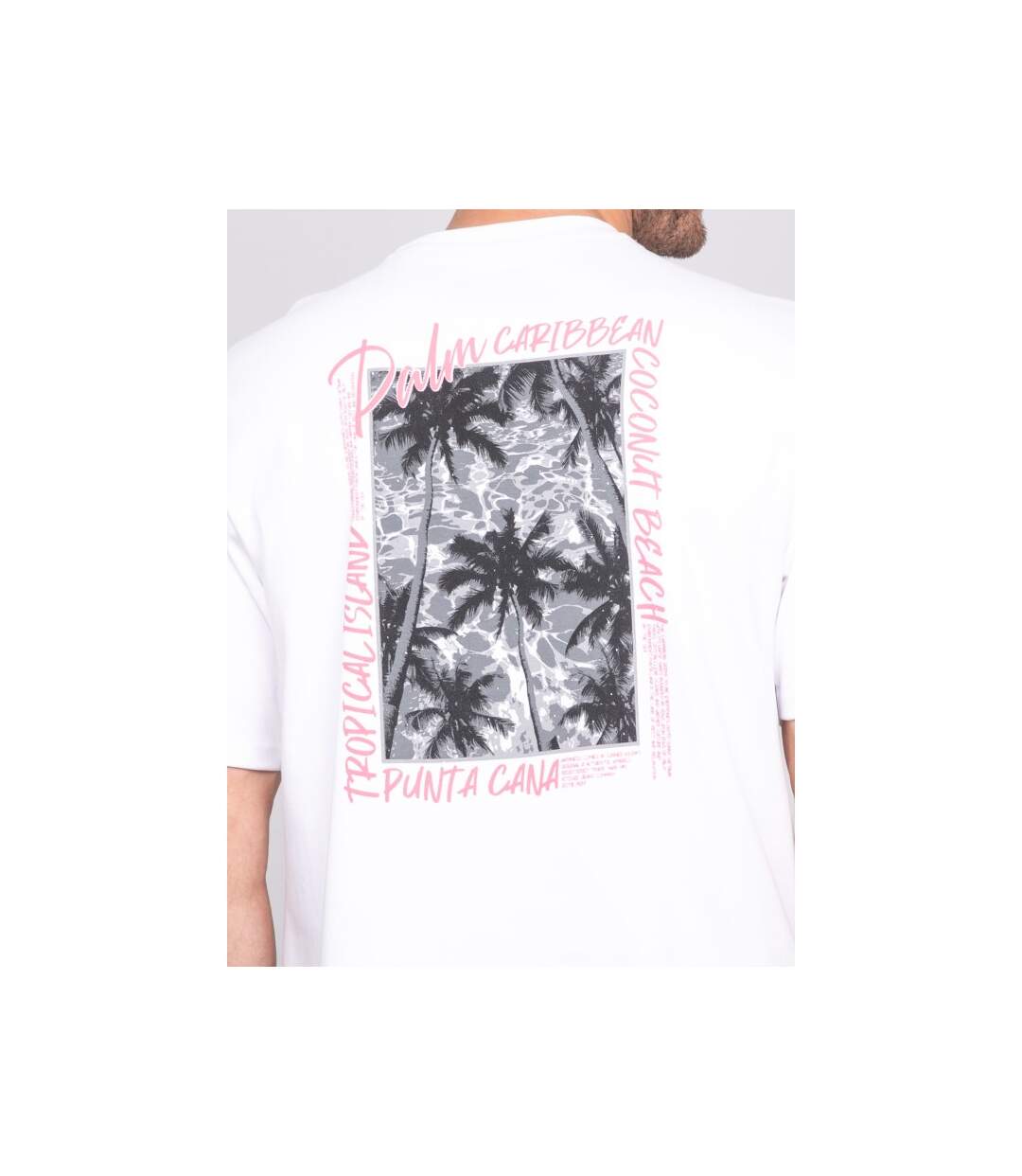 T-shirt oversize coton motifs NOBORA-3
