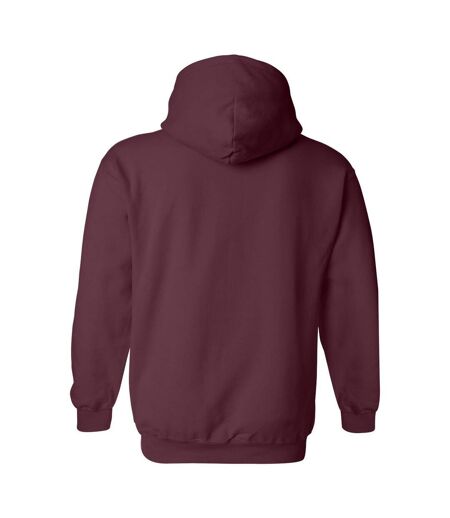 Sweat À Capuche Adulte Pourpre Gildan