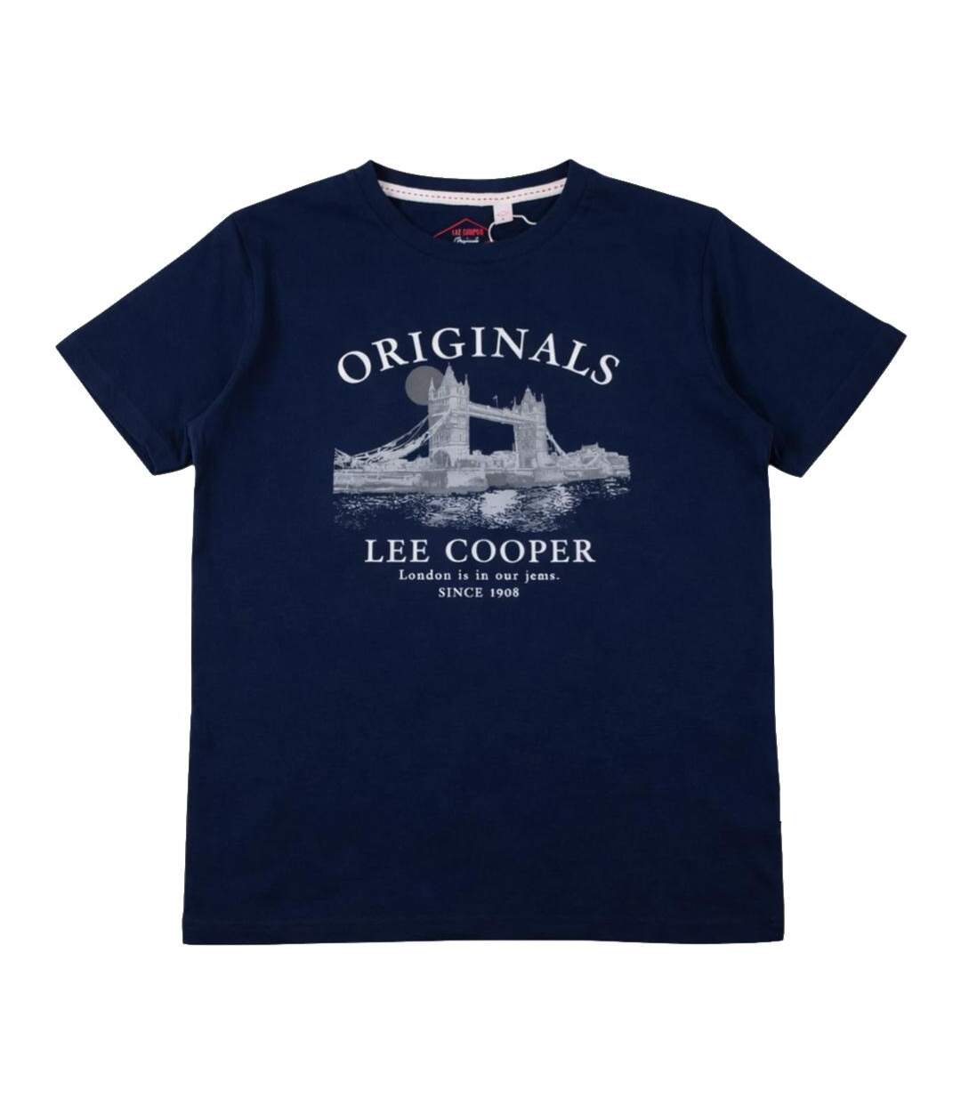 T-Shirt marine homme lee cooper lcn820-2