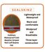 Mens & Ladies Waterproof Cold Weather Striped Roll Cuff Beanie Hat-3