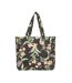 Tote bag noir à fleurs femme roxy anti bad vibes - taille unique-2