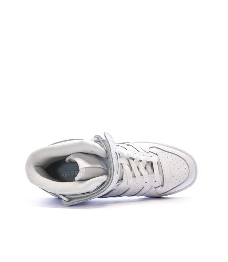Baskets blanches homme adidas forum mids
