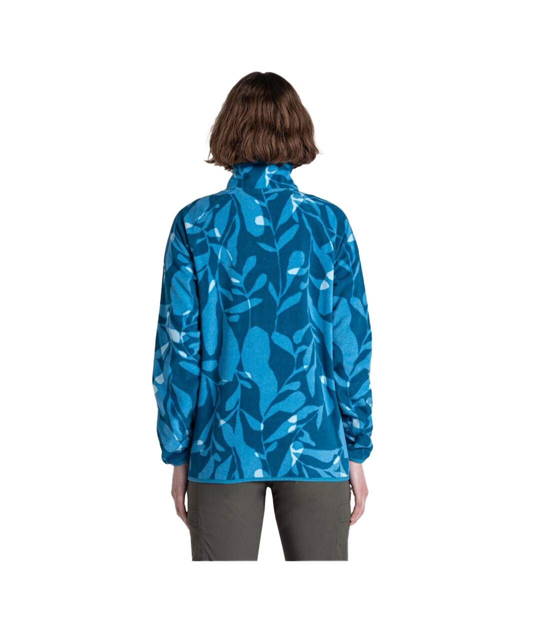 Womens/ladies National Trust Reedmace Spring Floral Fleece Top Porcelain Craghoppers-3