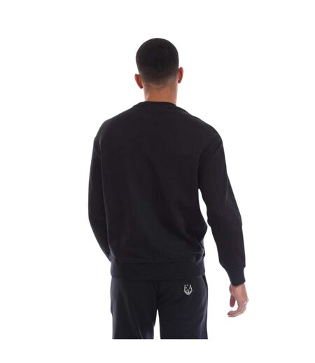 Sweat Manches Longues Homme Bleu Marine Foncé Emporio Armani EA7