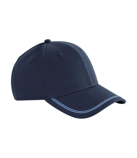 Casquette De Baseball Match Day Bleu Marine Bleu Ciel Beechfield