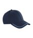 Casquette De Baseball Match Day Bleu Marine Bleu Ciel Beechfield-1