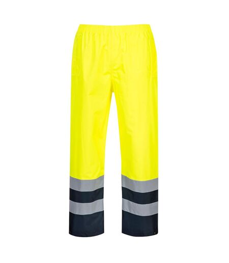 Portwest Mens Two Tone Hi-Vis Traffic Trousers (Yellow) - UTPW987