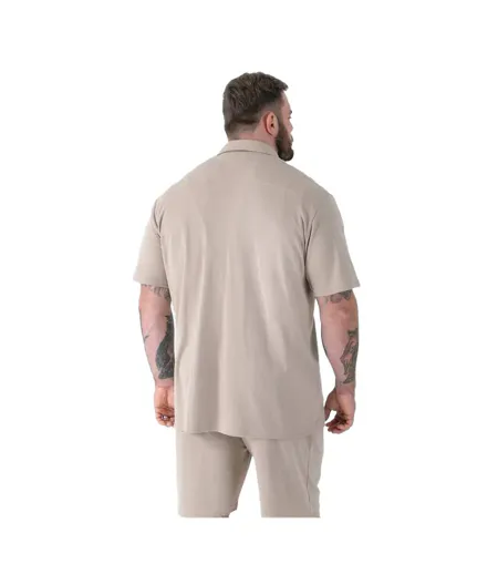 Chemise Manches Courtes Taille Grand Connor Homme Gris Duke