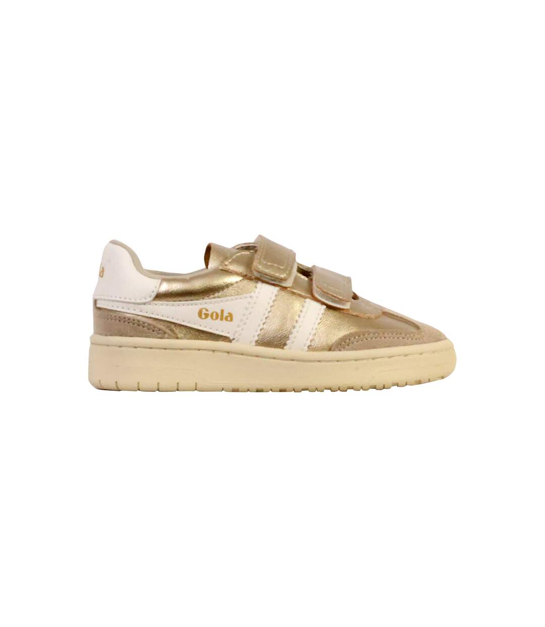 Basket Basse Cuir Enfant Viper Glimer Strap Gola-2