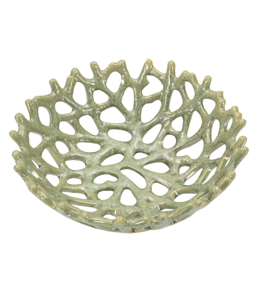Vide-Poche Design Coral 35cm Vert-2