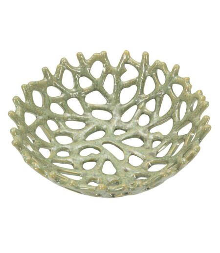 Vide-Poche Design Coral 35cm Vert