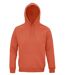 Sweat shirt à capuche poche kangourou - Unisexe - 03568 - orange