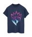 Disney - T-shirt DESCENDANTS PINK CROWN - Femme (Bleu marine) - UTBI20125-1