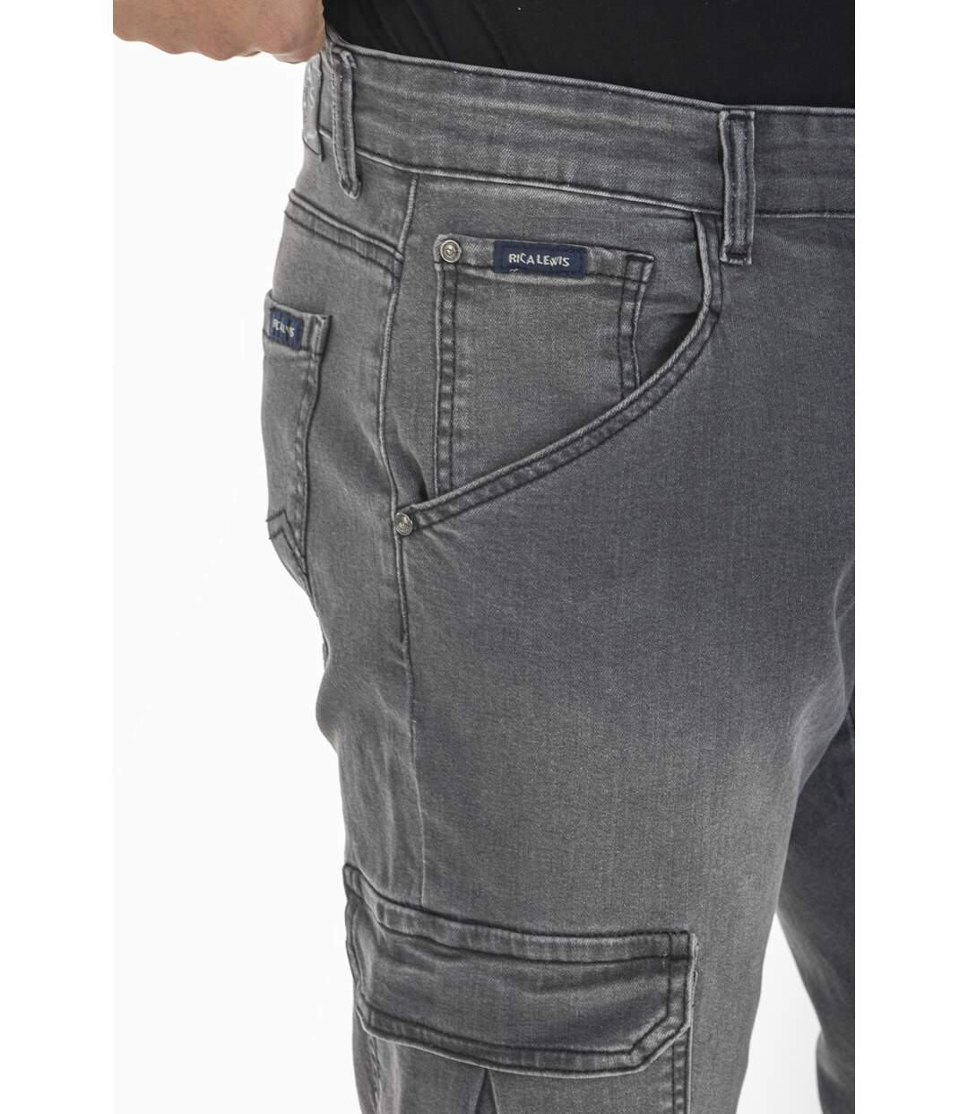 Jeans RL70 Fibreflex® coupe droite cargo NARVAL 'Rica Lewis'-4