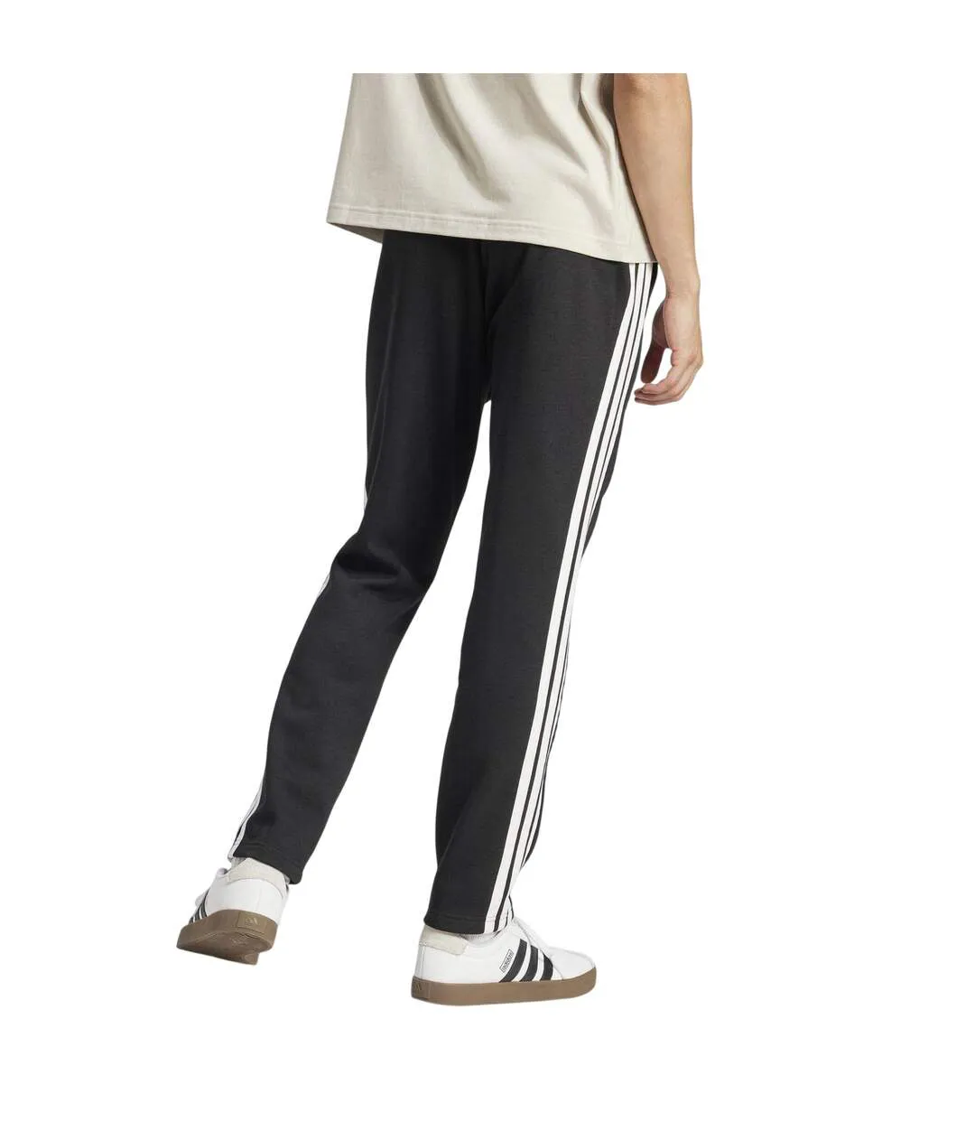 Pantalon De Jogging Homme Noir Blanc Adidas-3