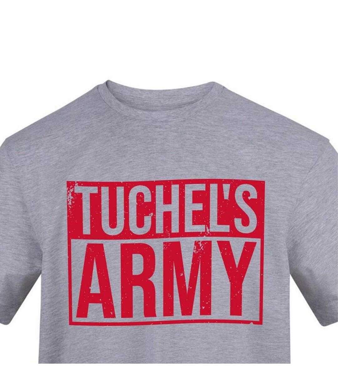 Mens Tuchel´s Army Graphic Print T-shirt Grey AWD-3